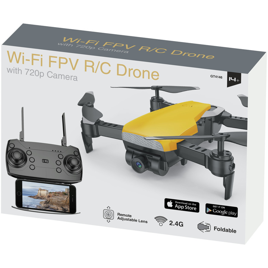 Quadcopter R/C Wifi Fpv 720p Drone - 2.4ghz